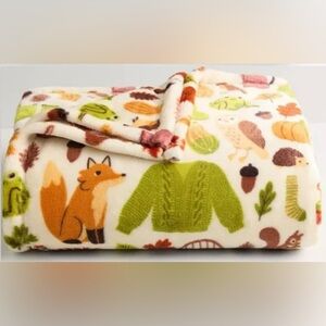 The Big One® Oversized Supersoft Plush Throw Blanket, Cozy Icons, NWT